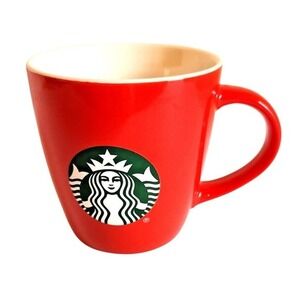Starbucks Red Mug 12 fl oz Ceramic Coffee Cup Holiday‎ Edition 2021